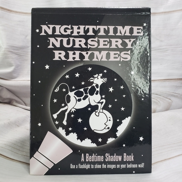 Nighttime Nursery Rhymes A Bedtime Shadow Story Book Peter Pauper Press 2010 - Picture 1 of 8